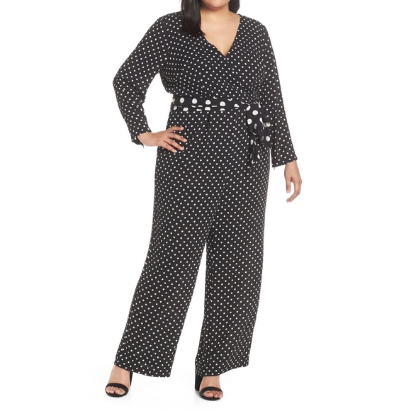 Eliza J Pants - Eliza J | Polka Dot Jumpsuit